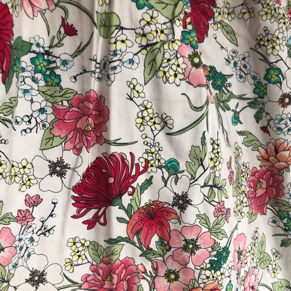 Spring Floral Strapless Dress - Picture 4 of 5